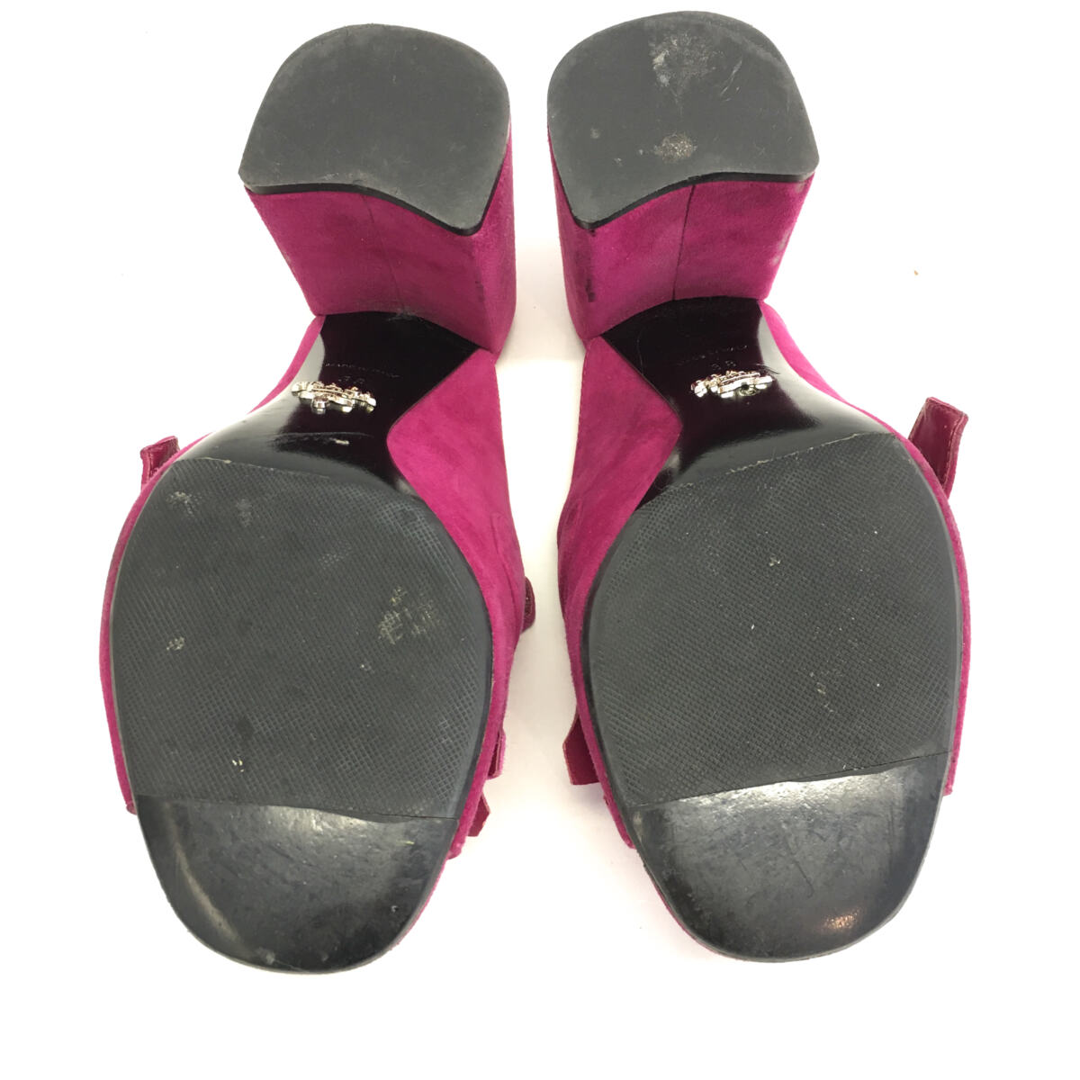 Sandália Prada Roxa Camurça Tam. 38