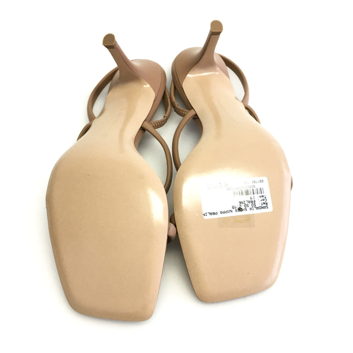 Sandália Gianvito Rossi Nappa Bege Tam. 39