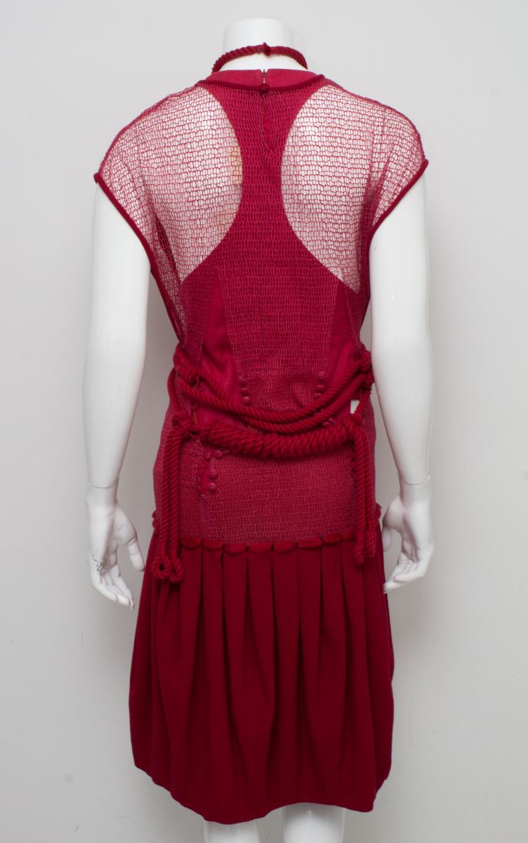 Conjunto Paula Raia Body e Vestido Vermelho Tam. 36