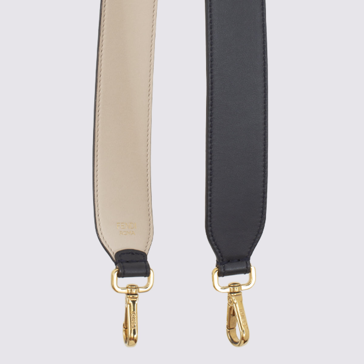 Alça Fendi Preta e Nude