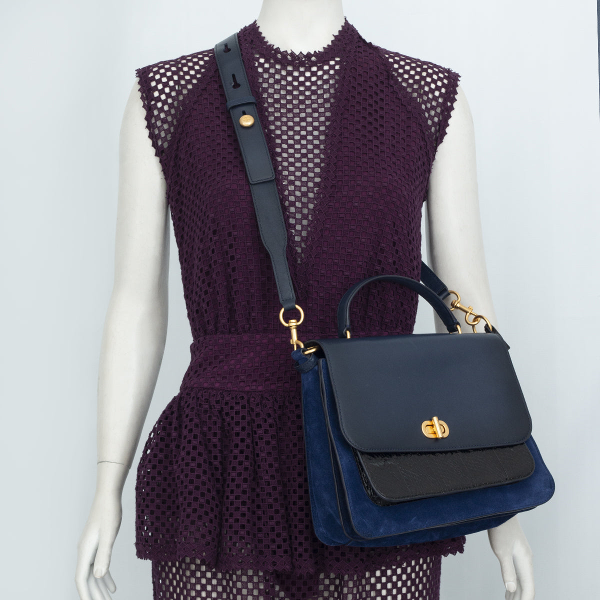 Bolsa Tory Burch Azul Marinho