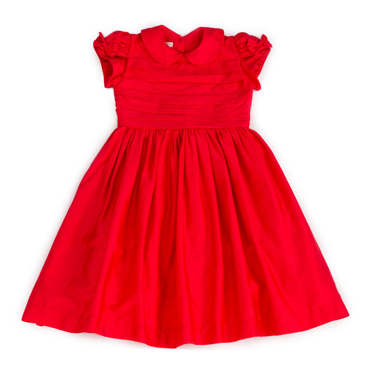 Vestido Vermelho Festa Sem Marca Infantil