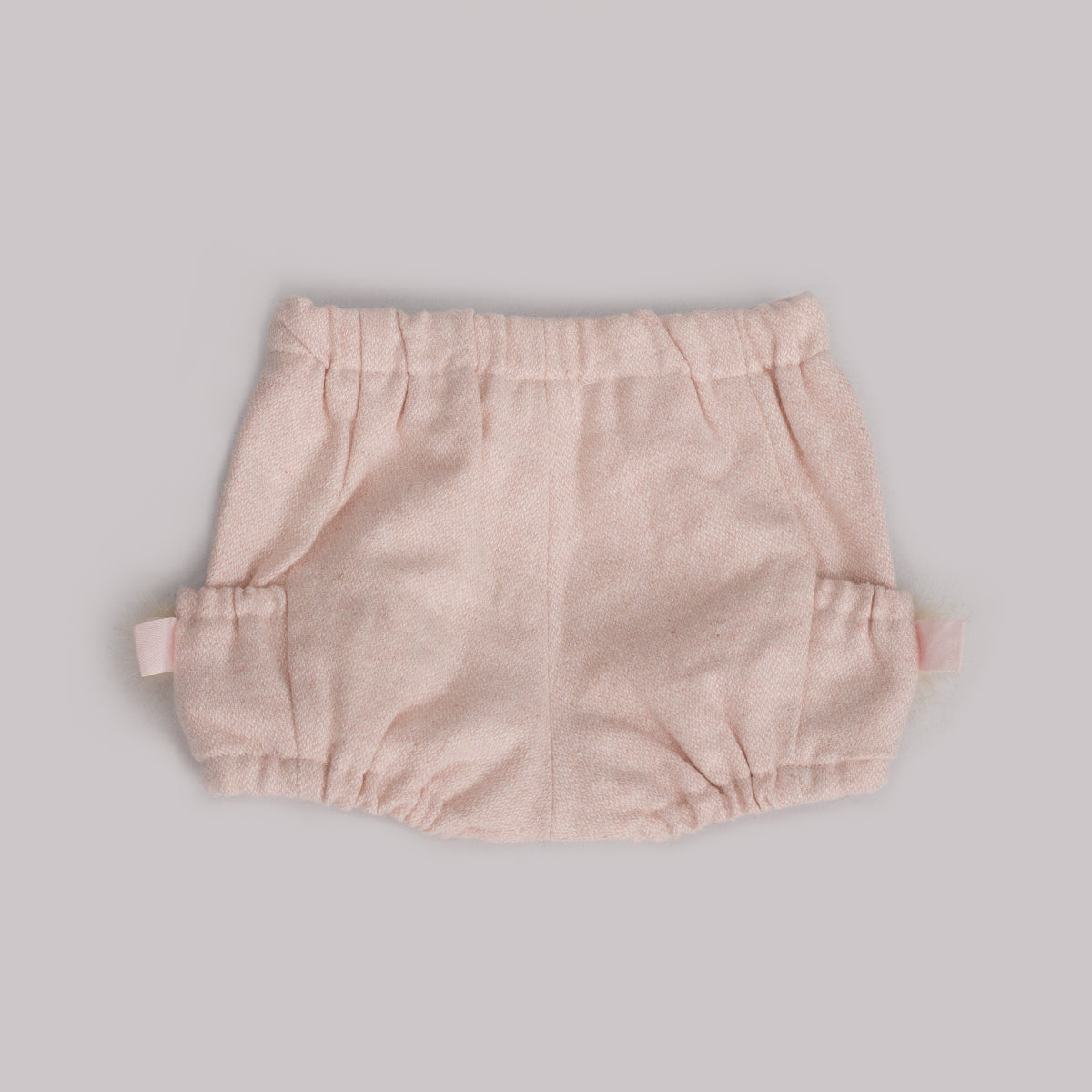 Calcinha Infantil Pili Carrera Rosa Com Pompom Tam. 6 meses