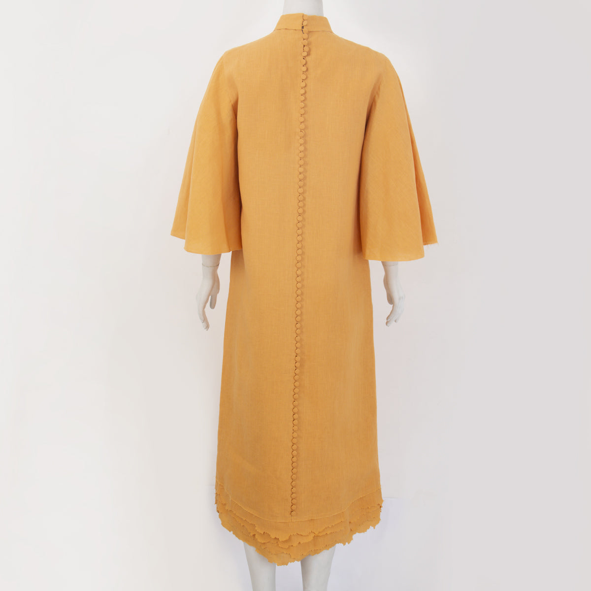 Vestido Paula Raia Longo Laranja Tam. 36