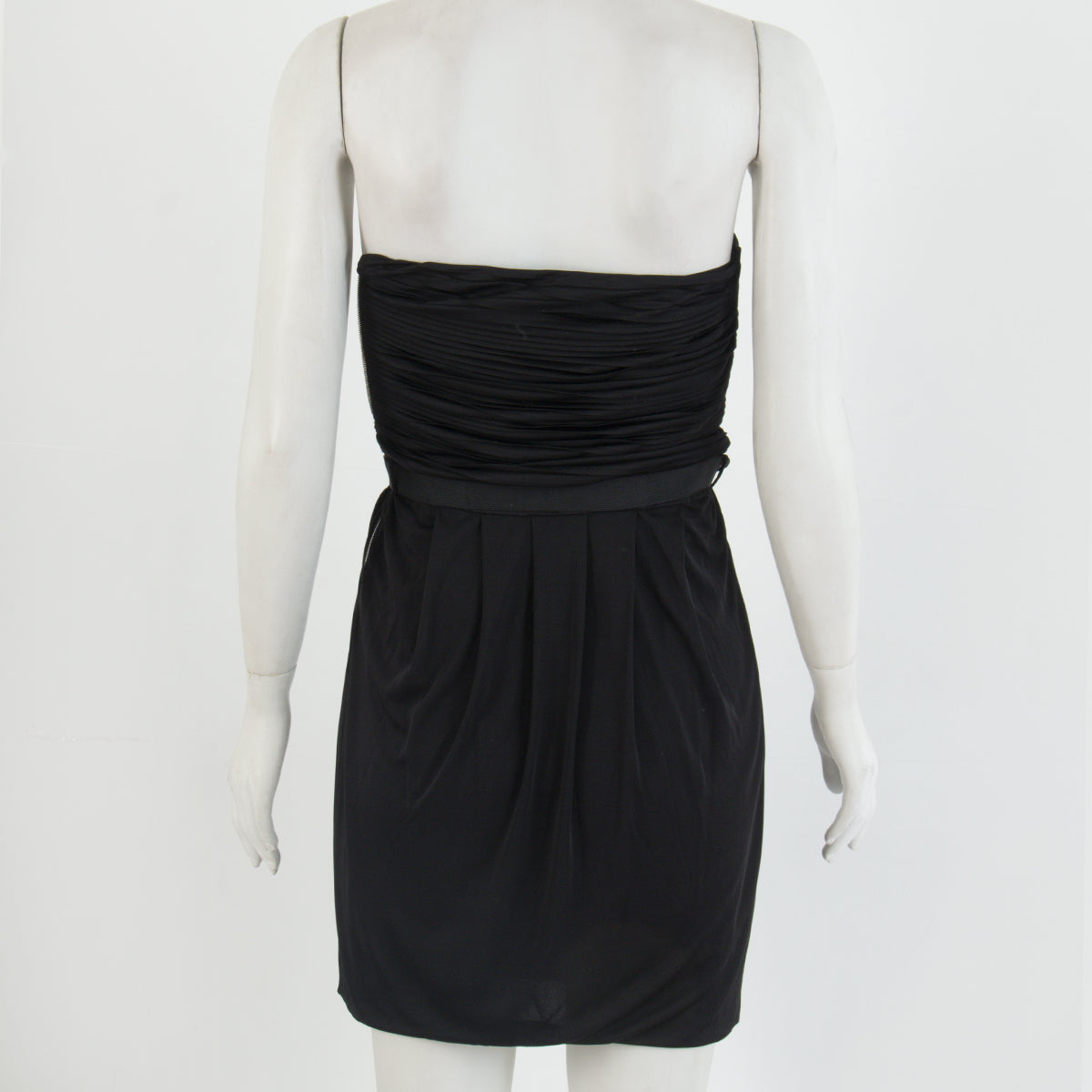 Vestido Gucci Tomara que Caia Preto Curto Tam. S