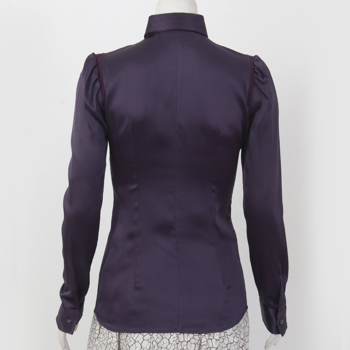 Camisa Gucci Roxo Metalizado Tam. 38