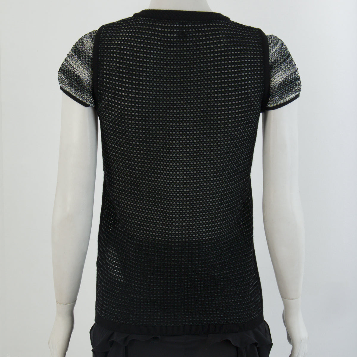 Blusa M Missoni Preto e Verde Tam. 44