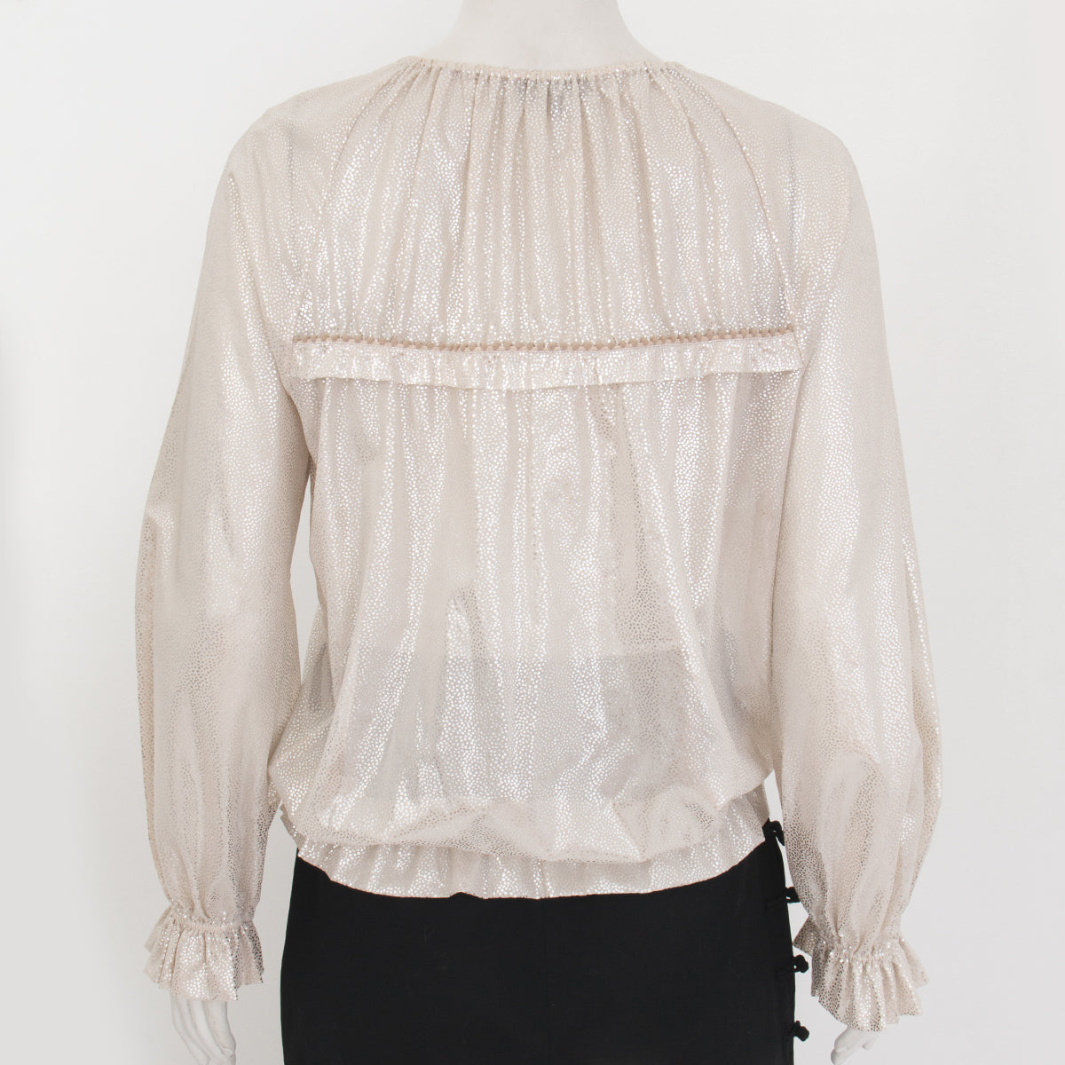 Blusa Talie Nk Off White Metalizada Tam. 36