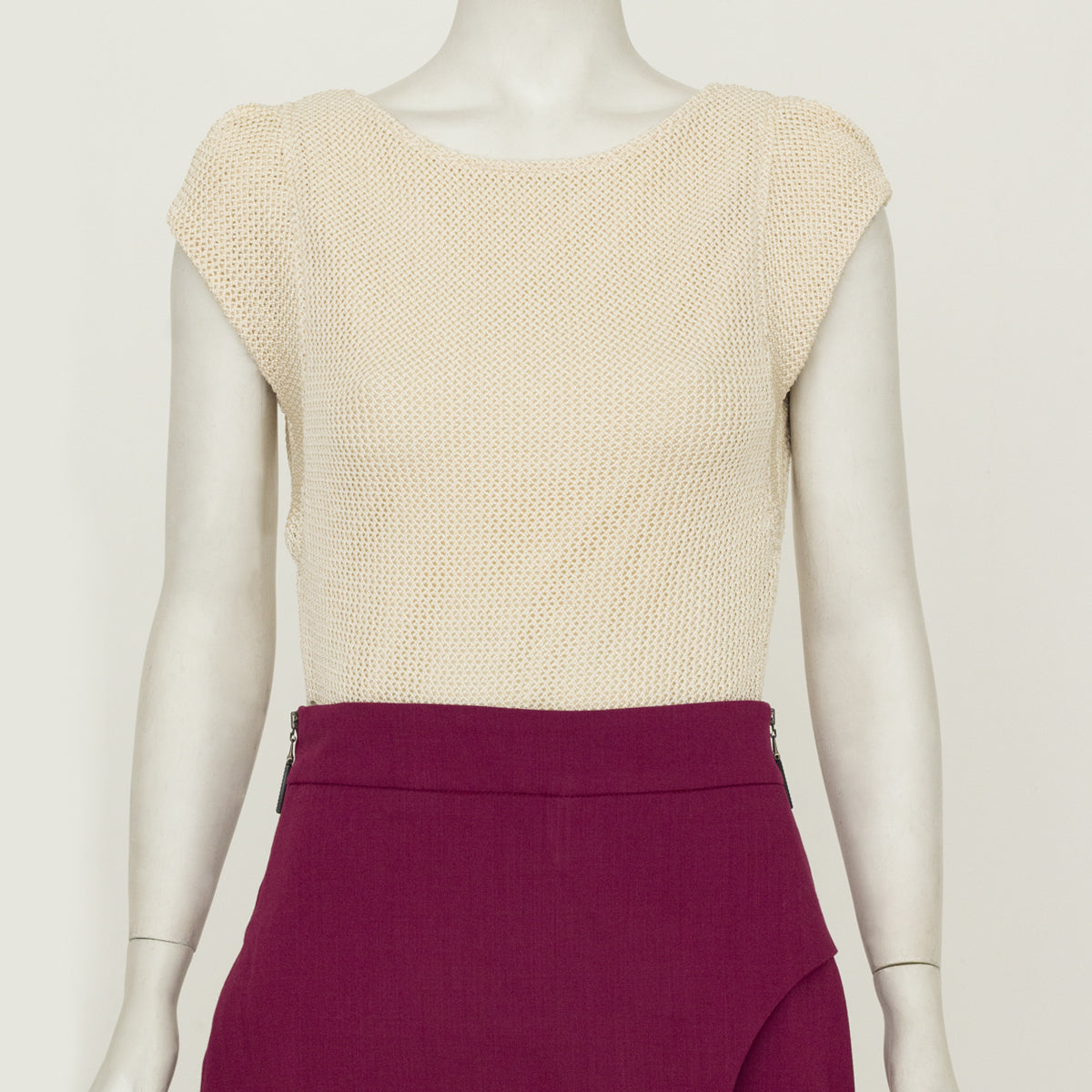 Body Paula Raia Areia com decote nas costas Tam. P