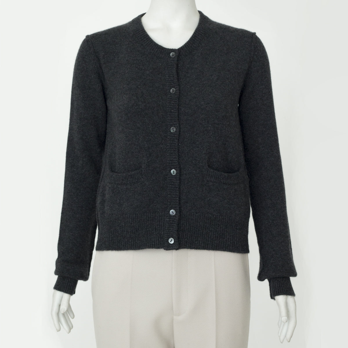 Malha Dolce & Gabbana de botao Chumbo