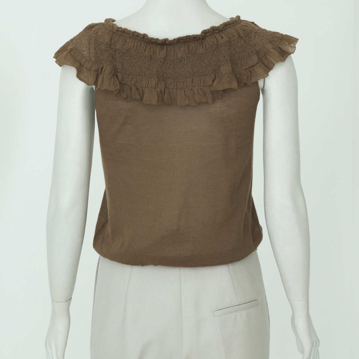 Blusa Gucci Cashmere Marrom Tam. XS