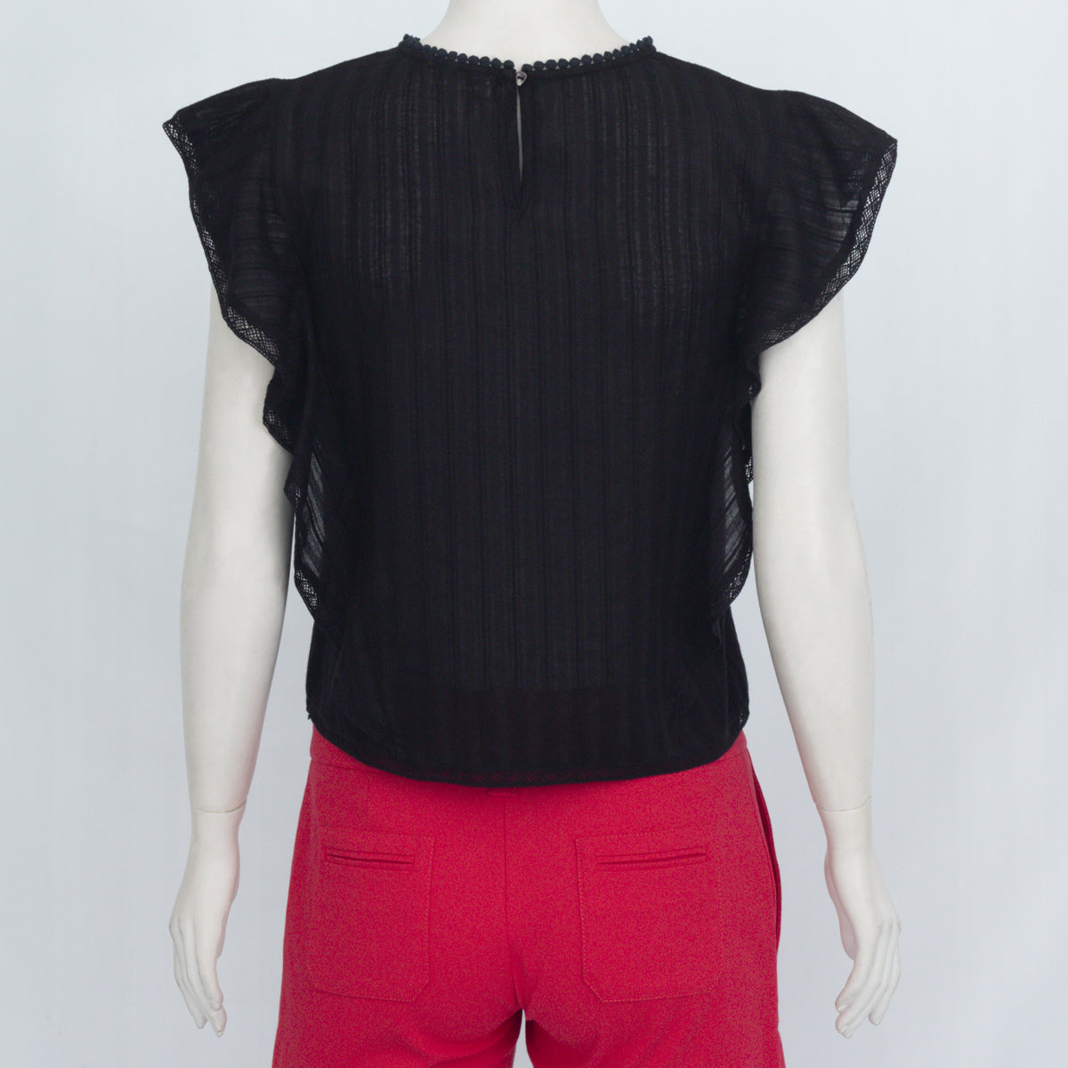 Blusa Zadig e Voltaire Infantil Preta Tam.14