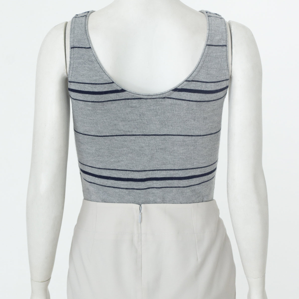 Body Cris Barros Cinza E Marinho Tam. M