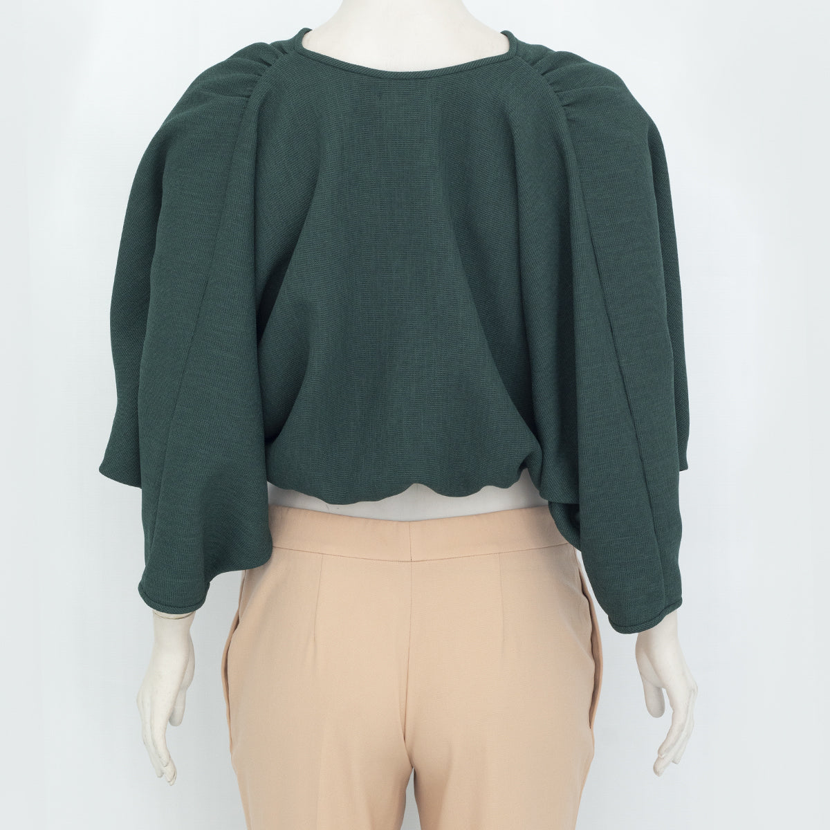 Cropped Bata Paula Raia Verde Tam. 36