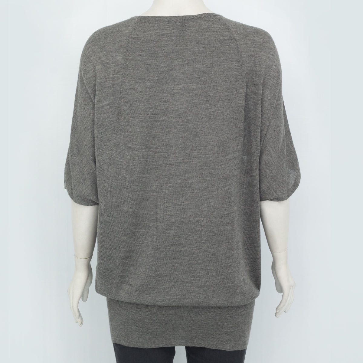 Blusa Gucci Cinza com Elástico embaixo Tam. XS