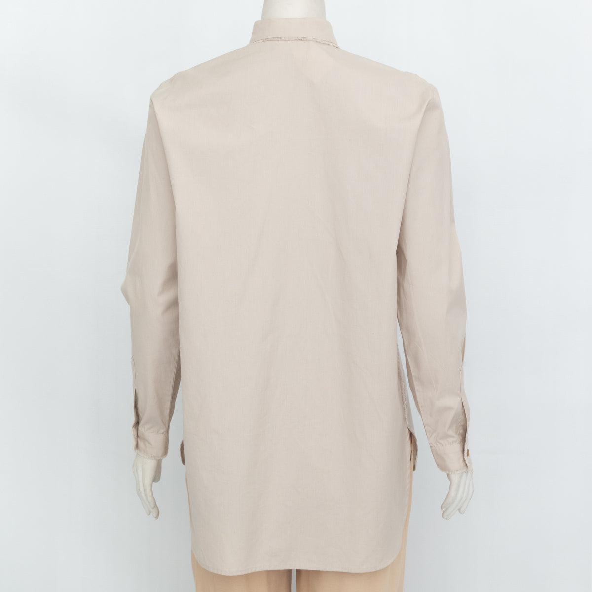 Camisa Paula Raia Caqui com Desfiadinhos Tam. 36