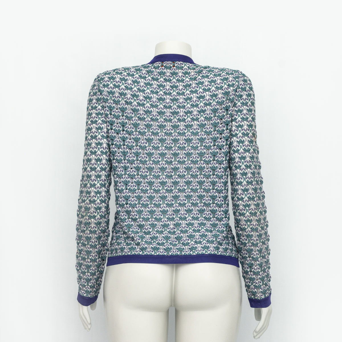 Malha Missoni Azul e Roxo Tam. 42