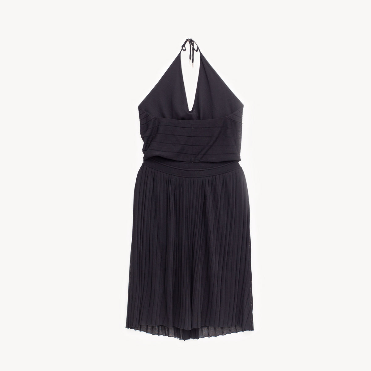 Vestido Gucci Preto Plinçado Tam. M