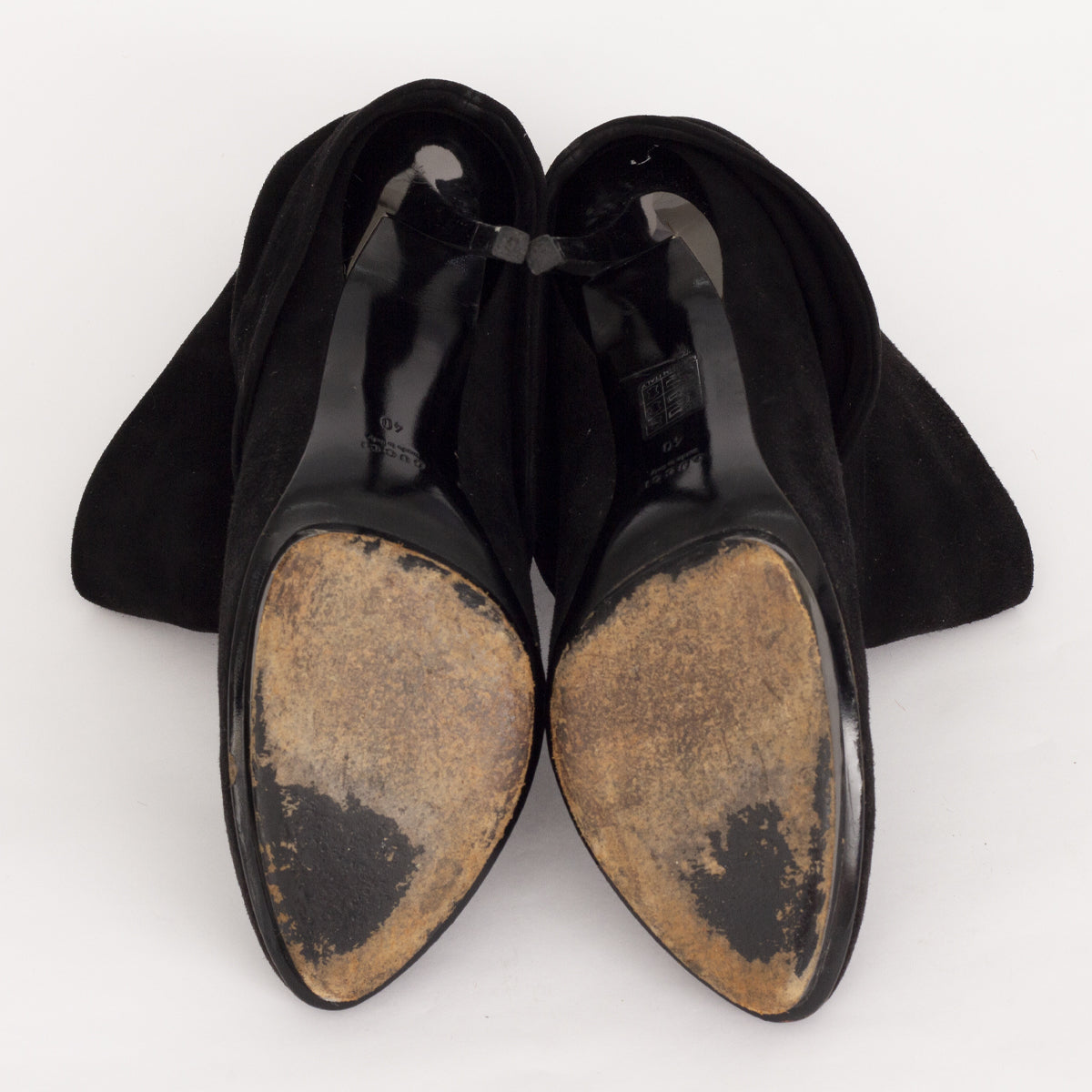 Bota Gucci Camurça Preta Tam. 40