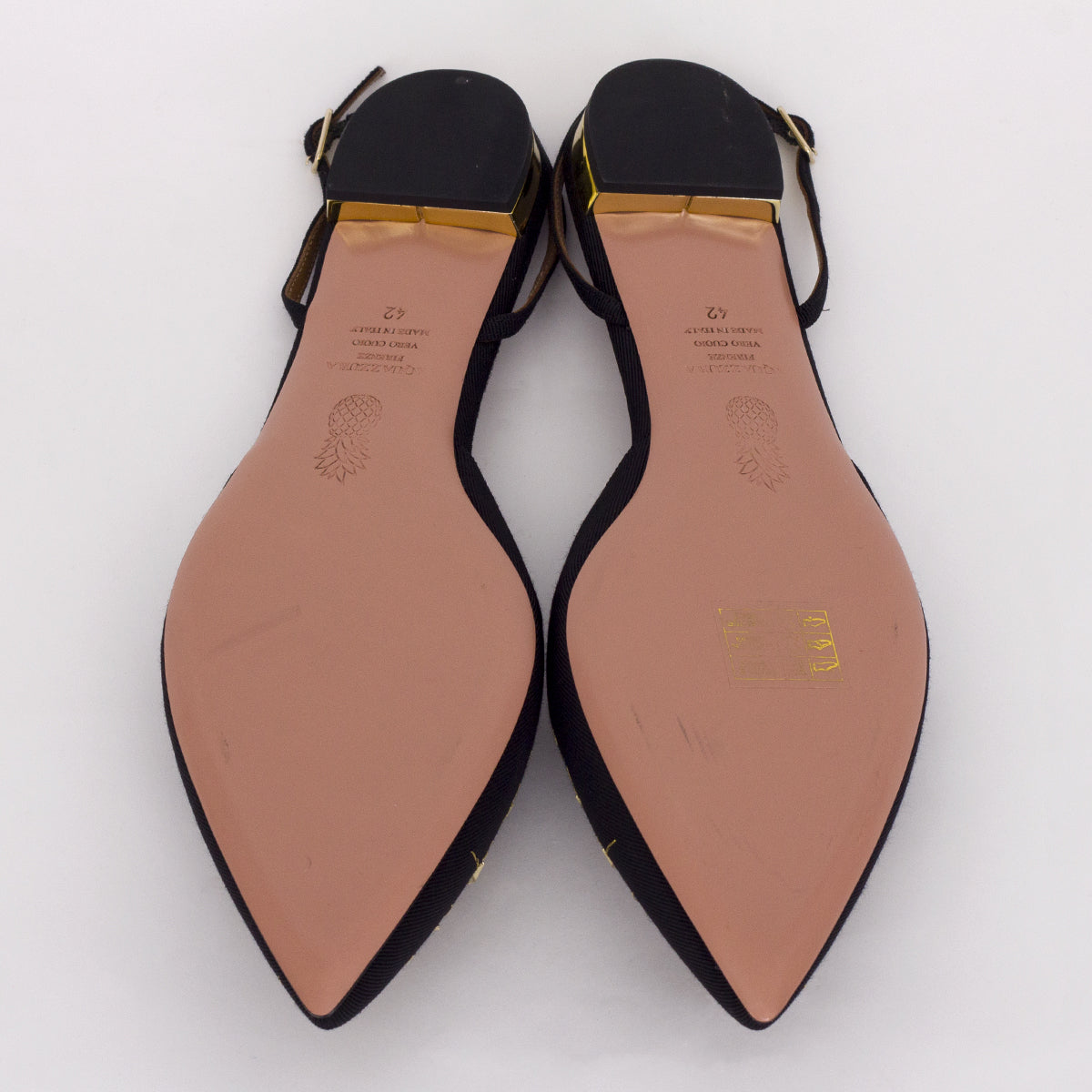 Sapatilha Aquazzura Preta Estrelas Tam. 42