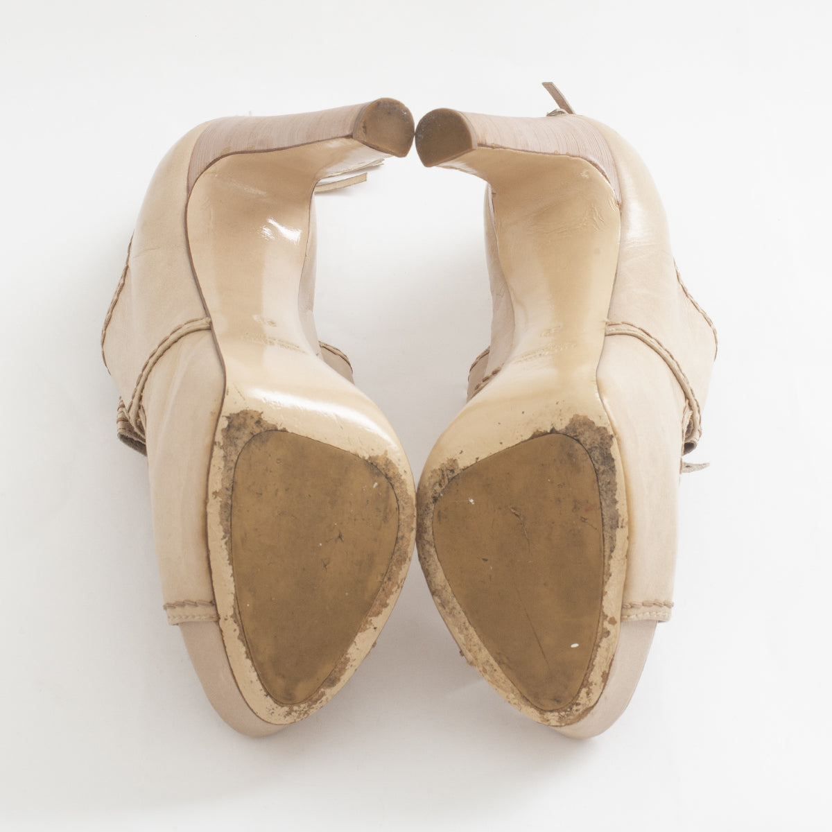 Sandália Miu Miu Nude Tam. 39