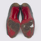 Sapato Christian Louboutin Onça Metalizado Tam. 40,5