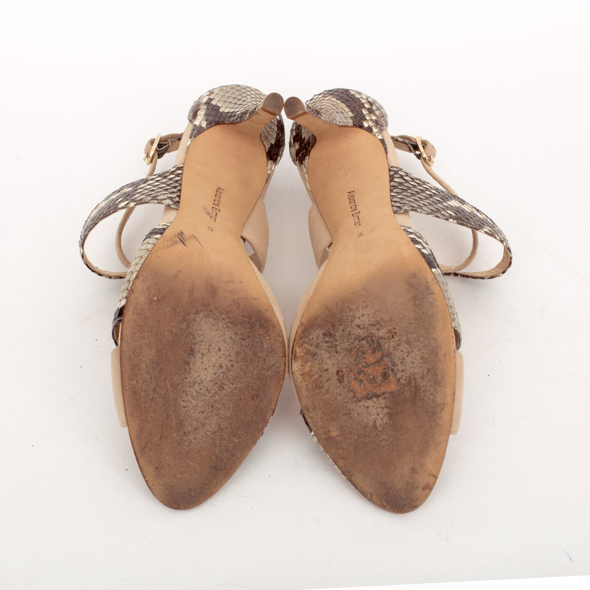 Sandália Alexandre Birman Phytton e Nude Tam. 9