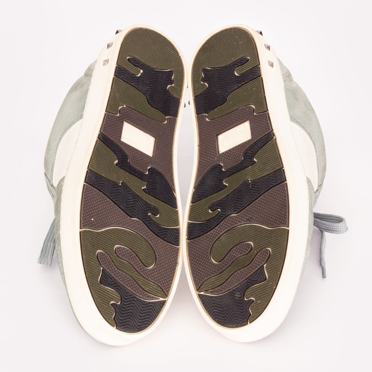 Tênis Valentino Camurça Azul e Branco Tam. 39