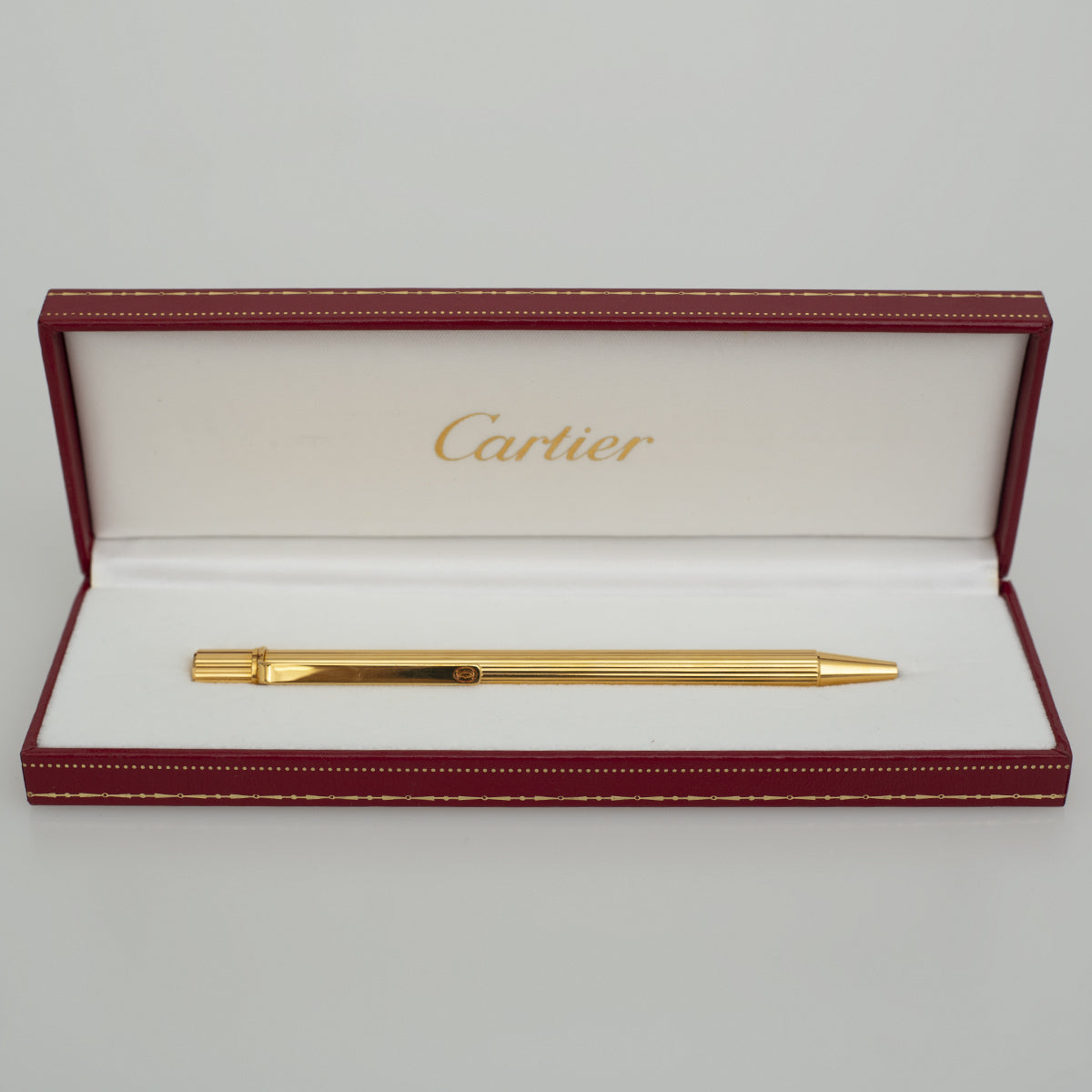 Caneta Cartier esferográfica Santos de Cartier Dourada