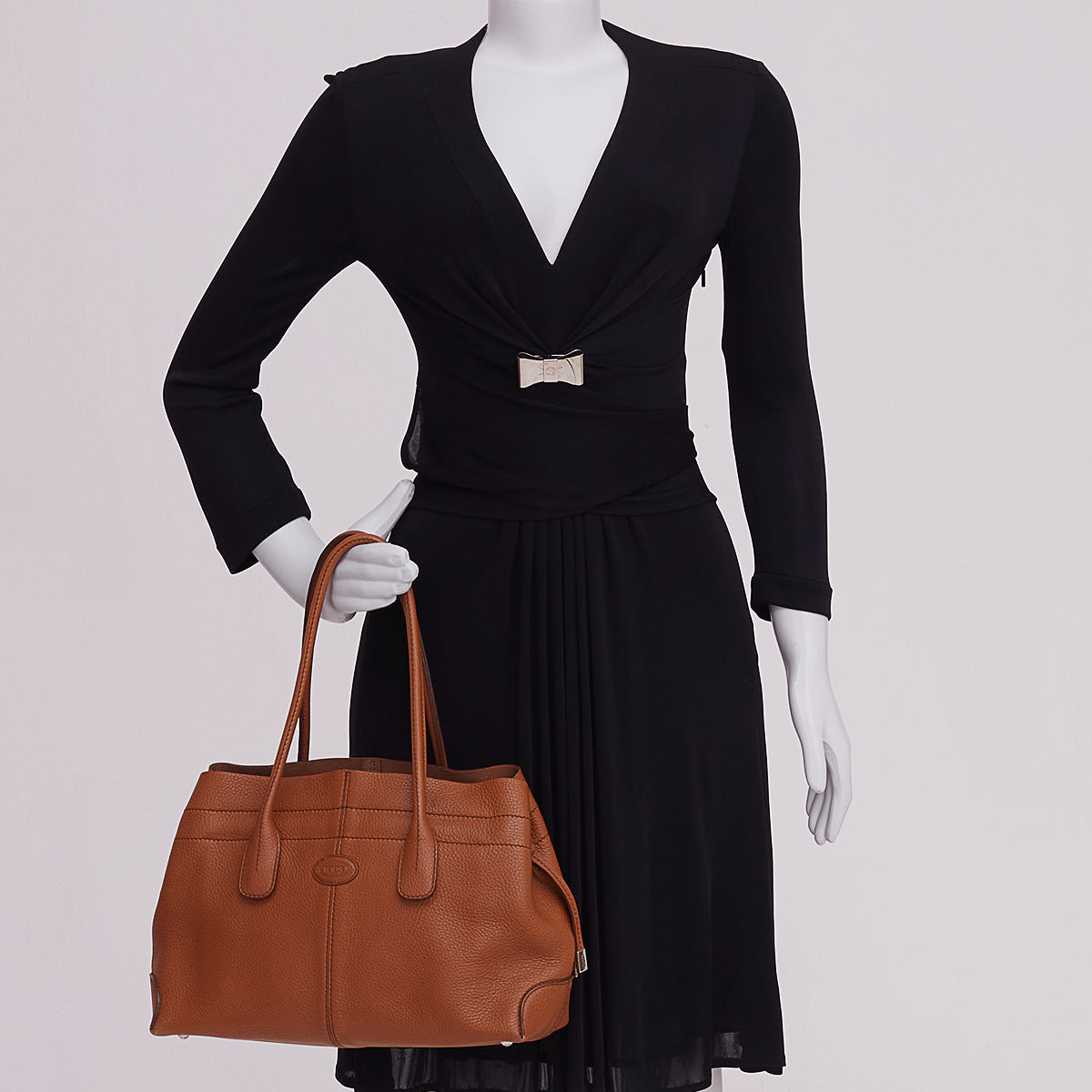 Bolsa Tod's Couro Caramelo Tam. Médio