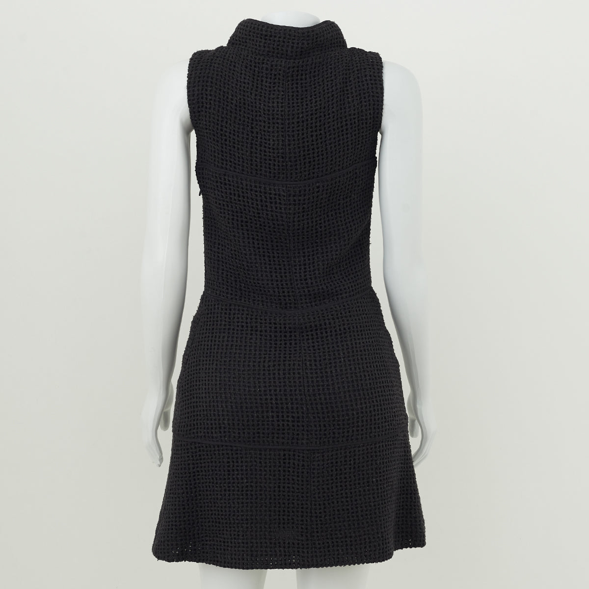 Vestido Chanel Seda Preta Tam. 36FR