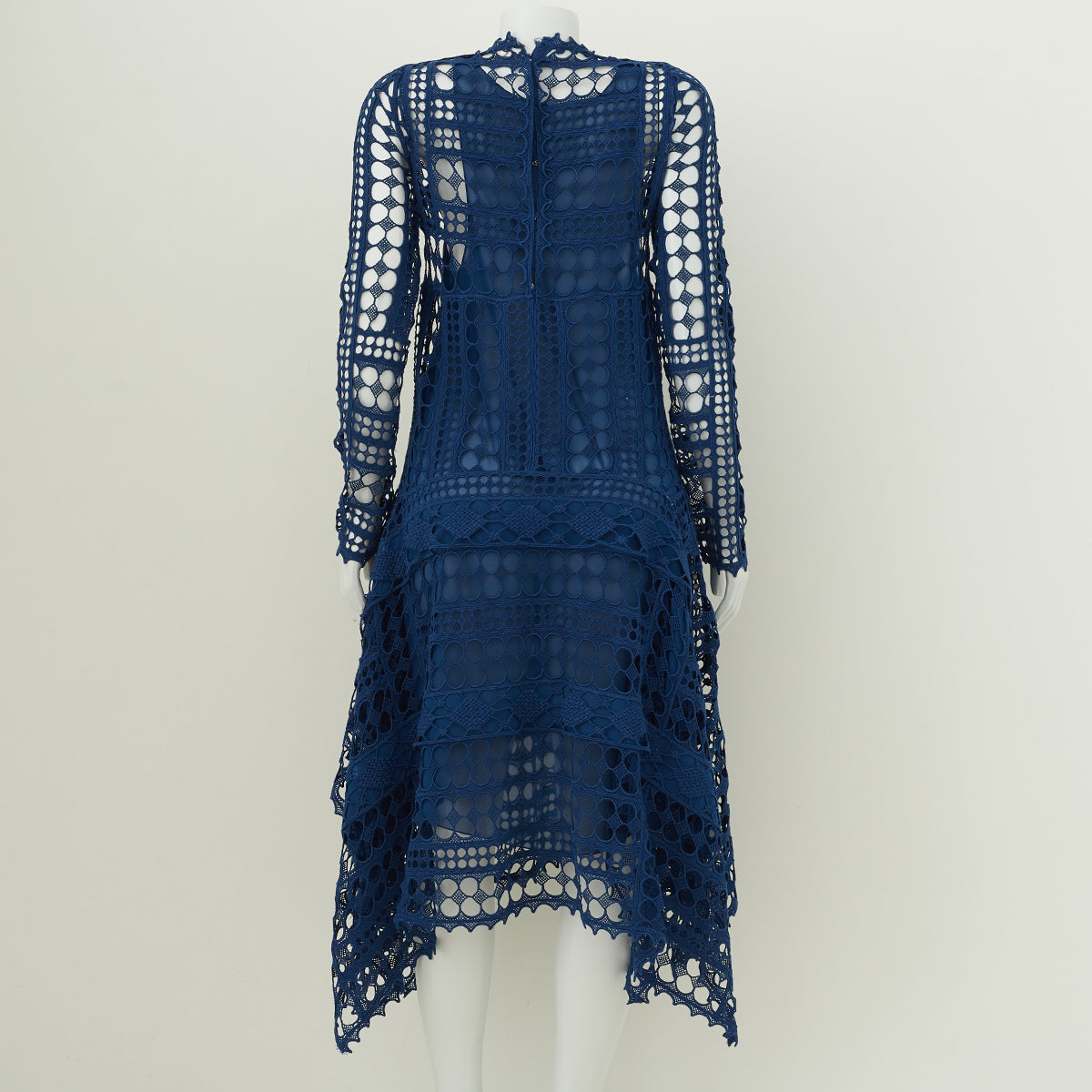 Vestido Chloé Renda Taureg Blue Tam. 38