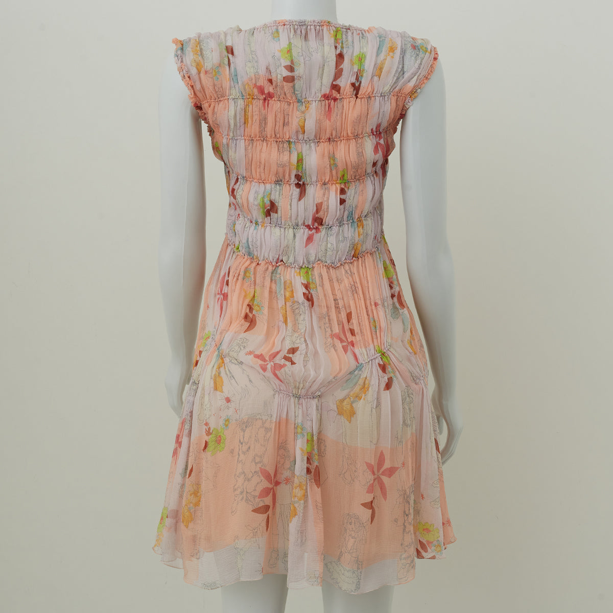 Vestido Missoni Seda Tons Pastéis Tam. 40