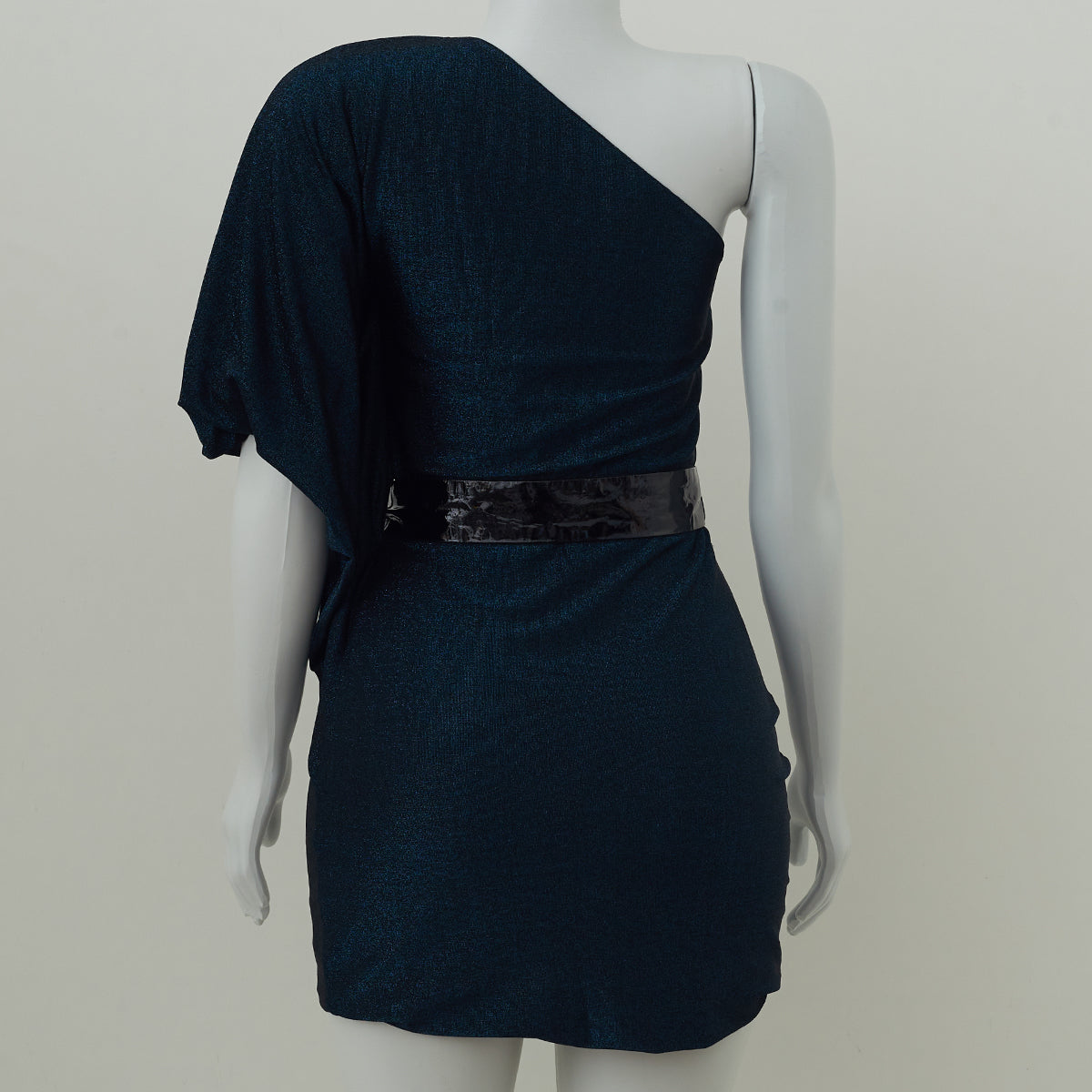 Vestido Gucci Ombro Único Azul Tam. S