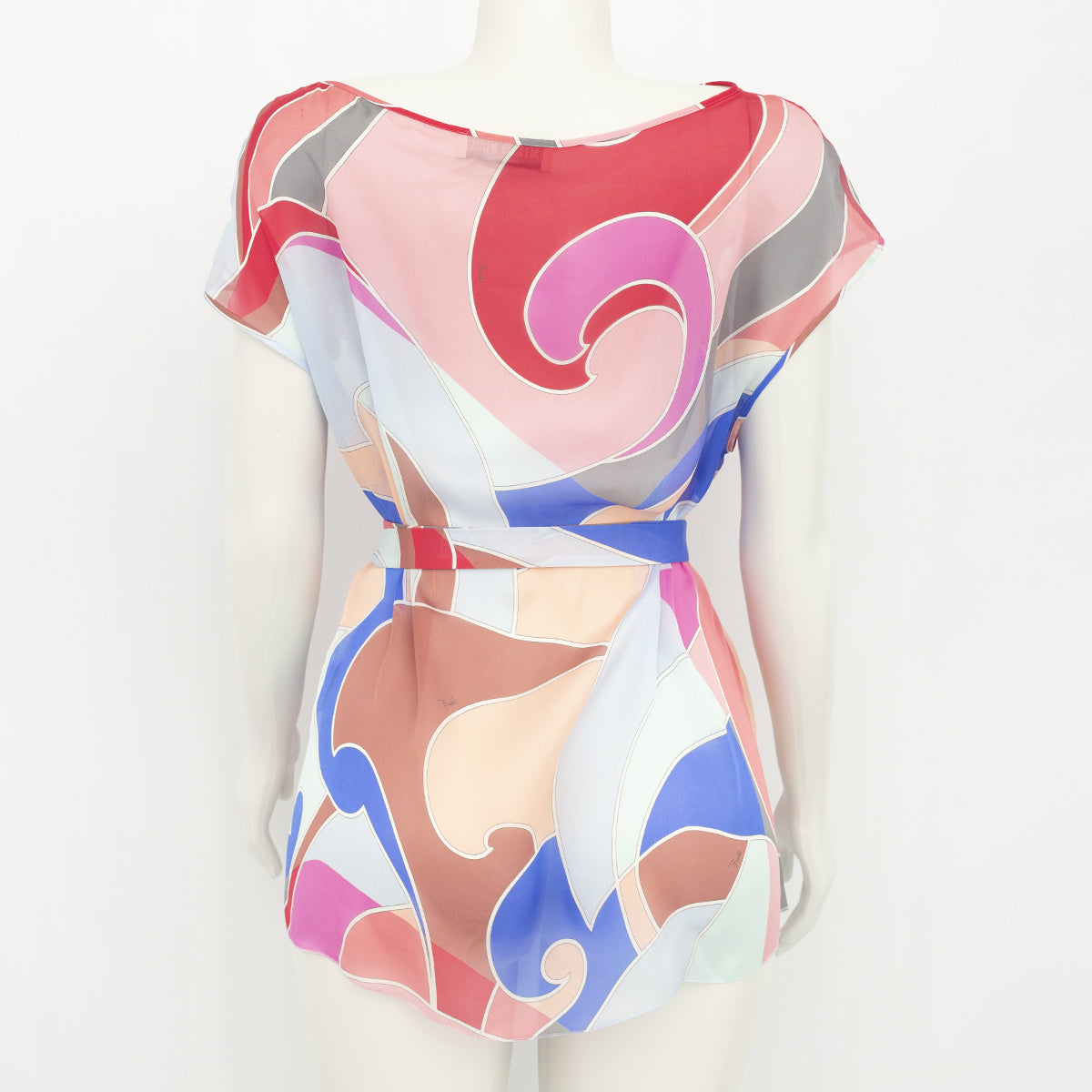 Camisa Emilio Pucci Seda Colorida Tam. 42