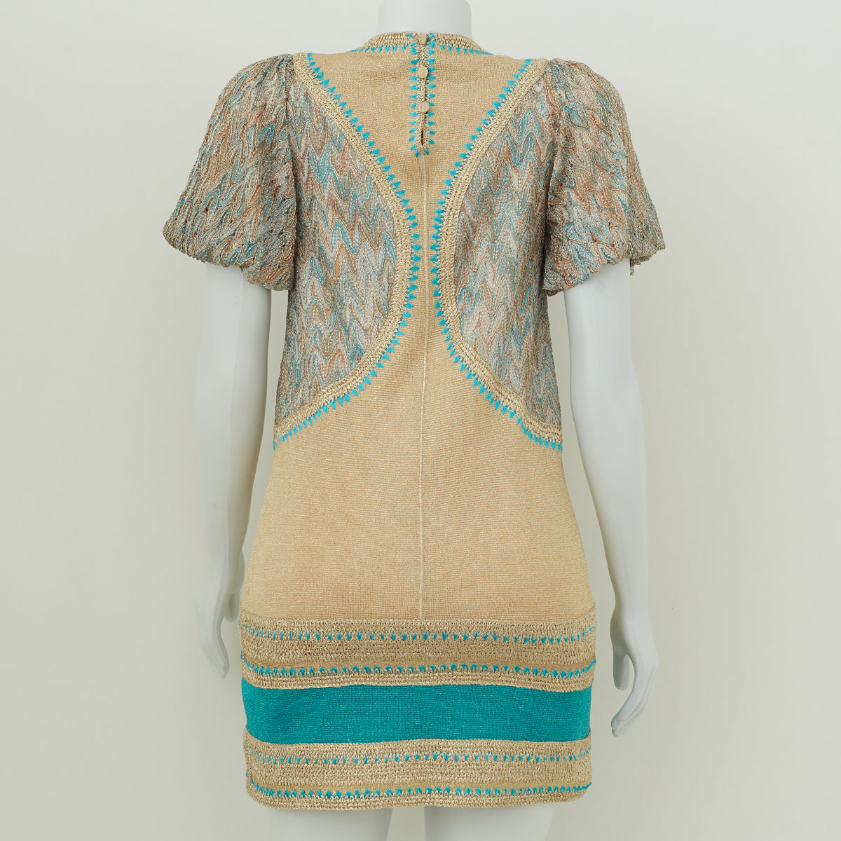 Vestido Missoni Curto Brilhos Tam. 36BR