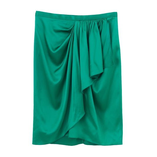 Saia Dolce & Gabbana Seda Verde Tam. 42