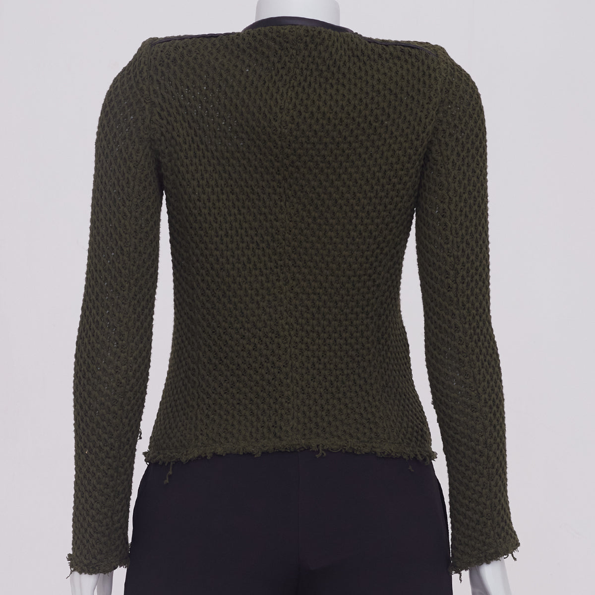 Jaqueta Iro Mirali Tricô Verde Tam. 1