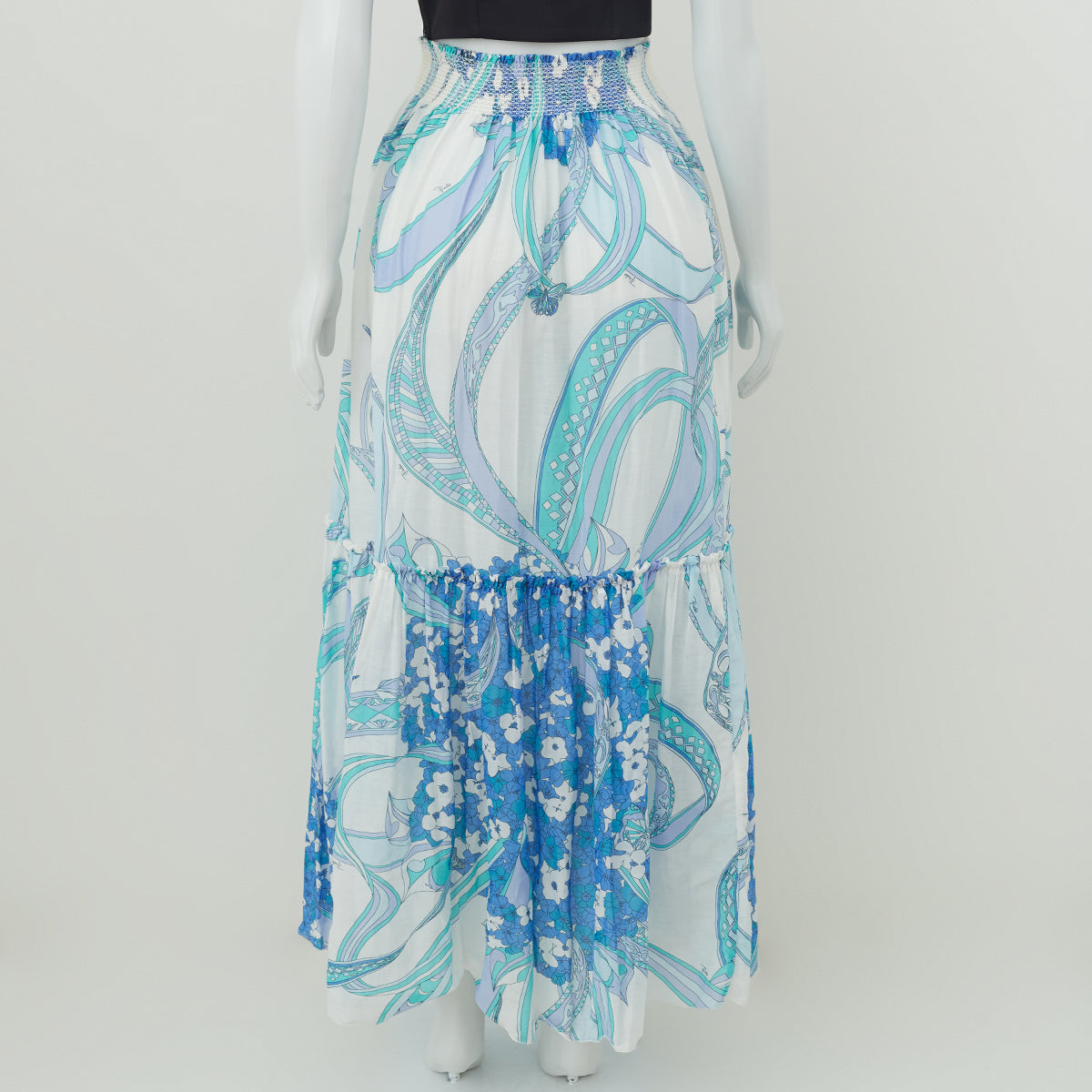 Saia Emílio Emilio Pucci Azul Tam.38