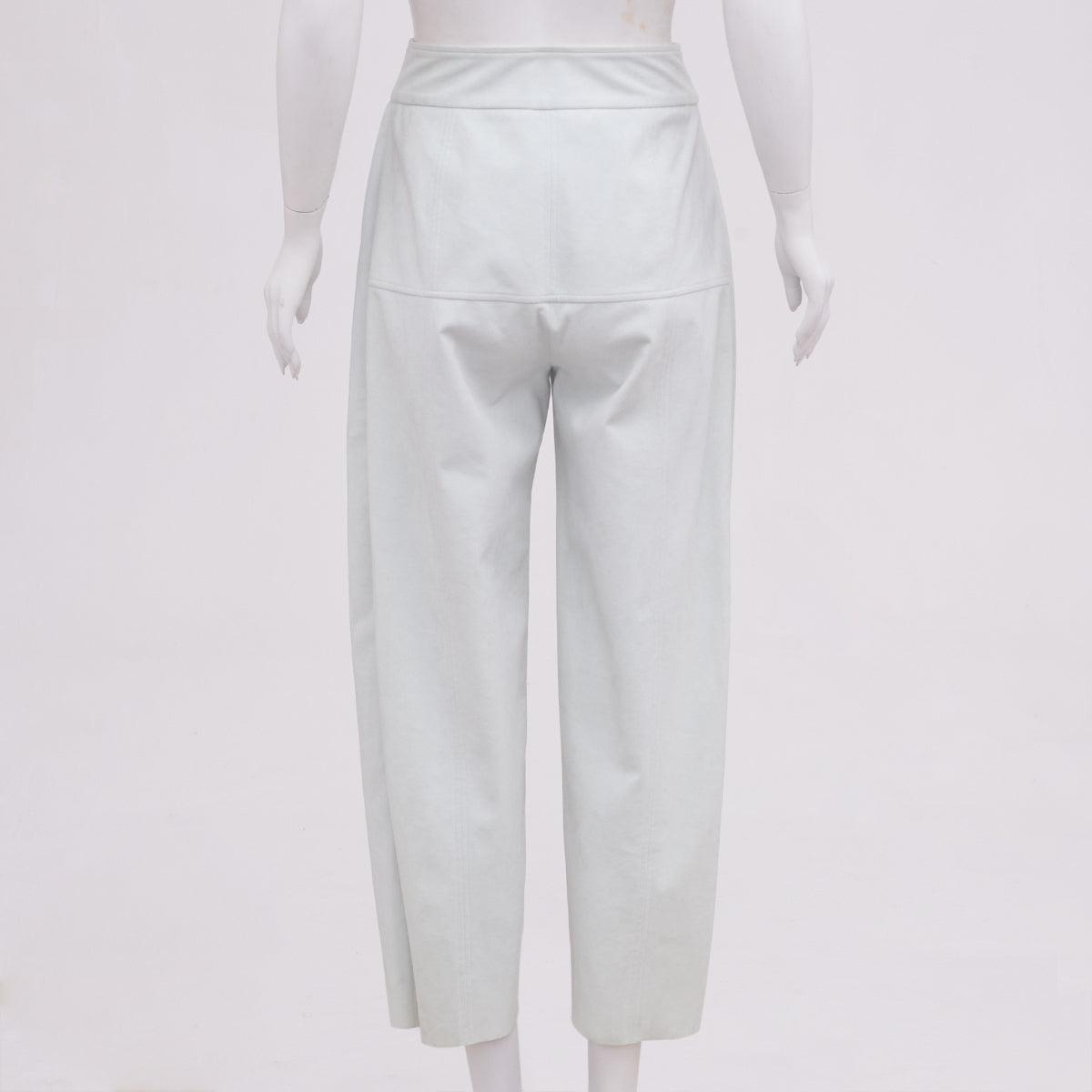 Calça Paula Raia Suede Azul Claro Tam. 36