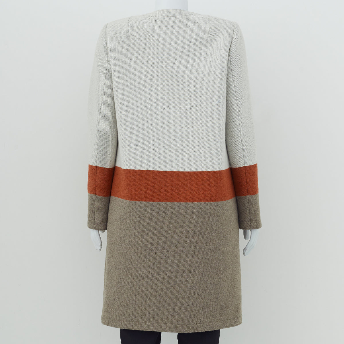 Trench Coat Tory Burch Creme, Laranja e Bege Tam. 6