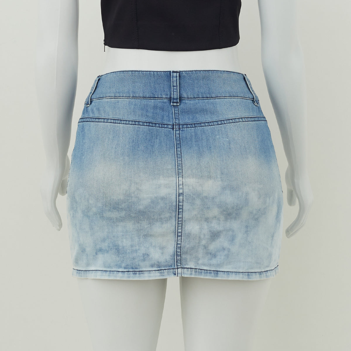 Saia Chanel Jeans Curta Tam. 36