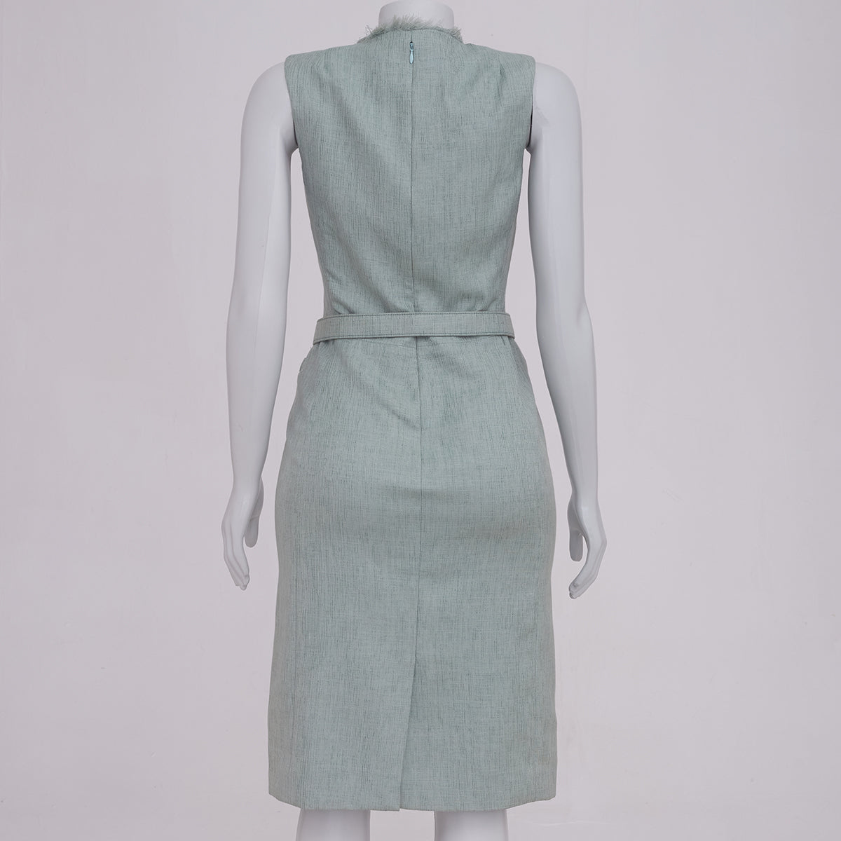 Vestido Christian Dior Tweed Verde TAM. 46