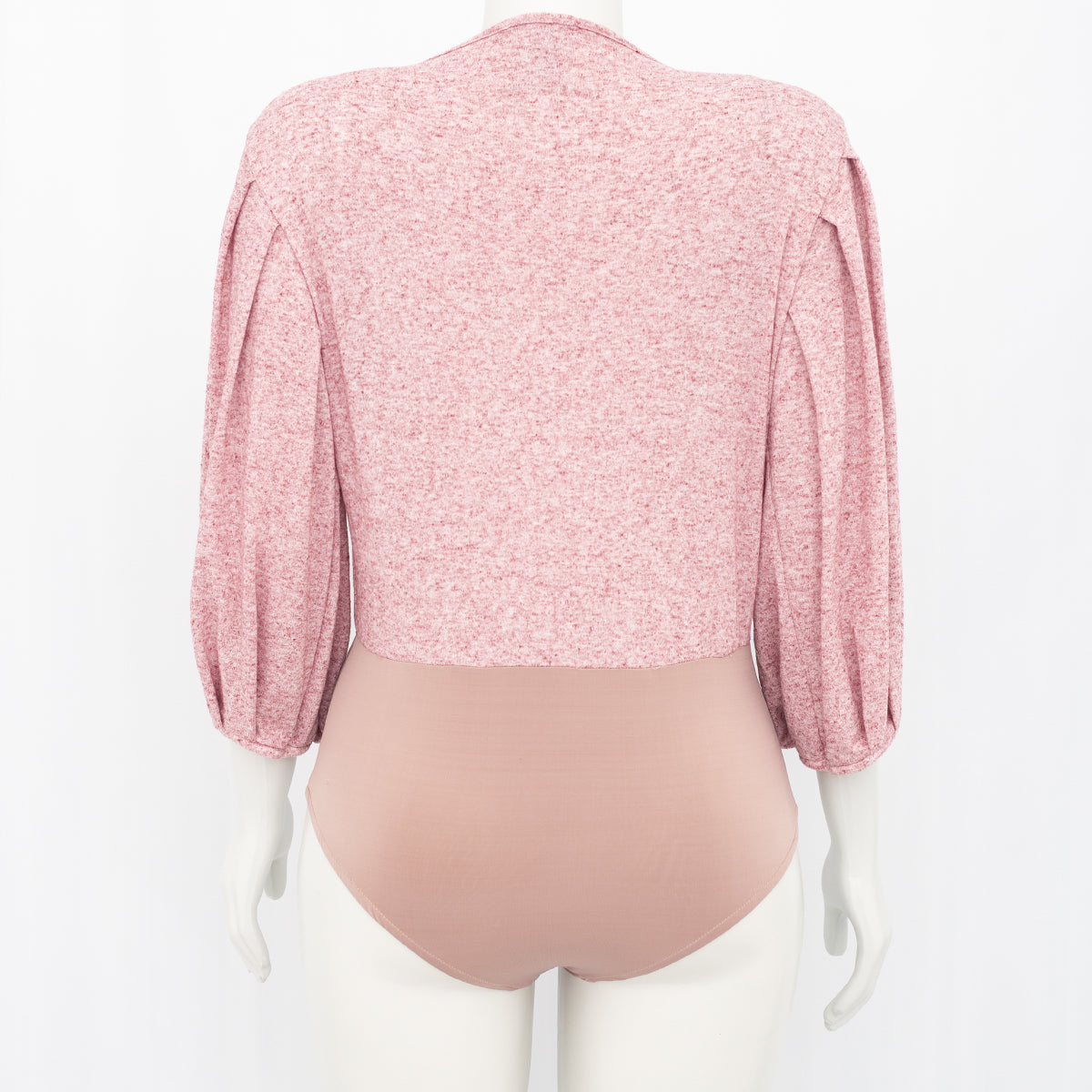 Body Framed Rosa com Decote V Tam. M