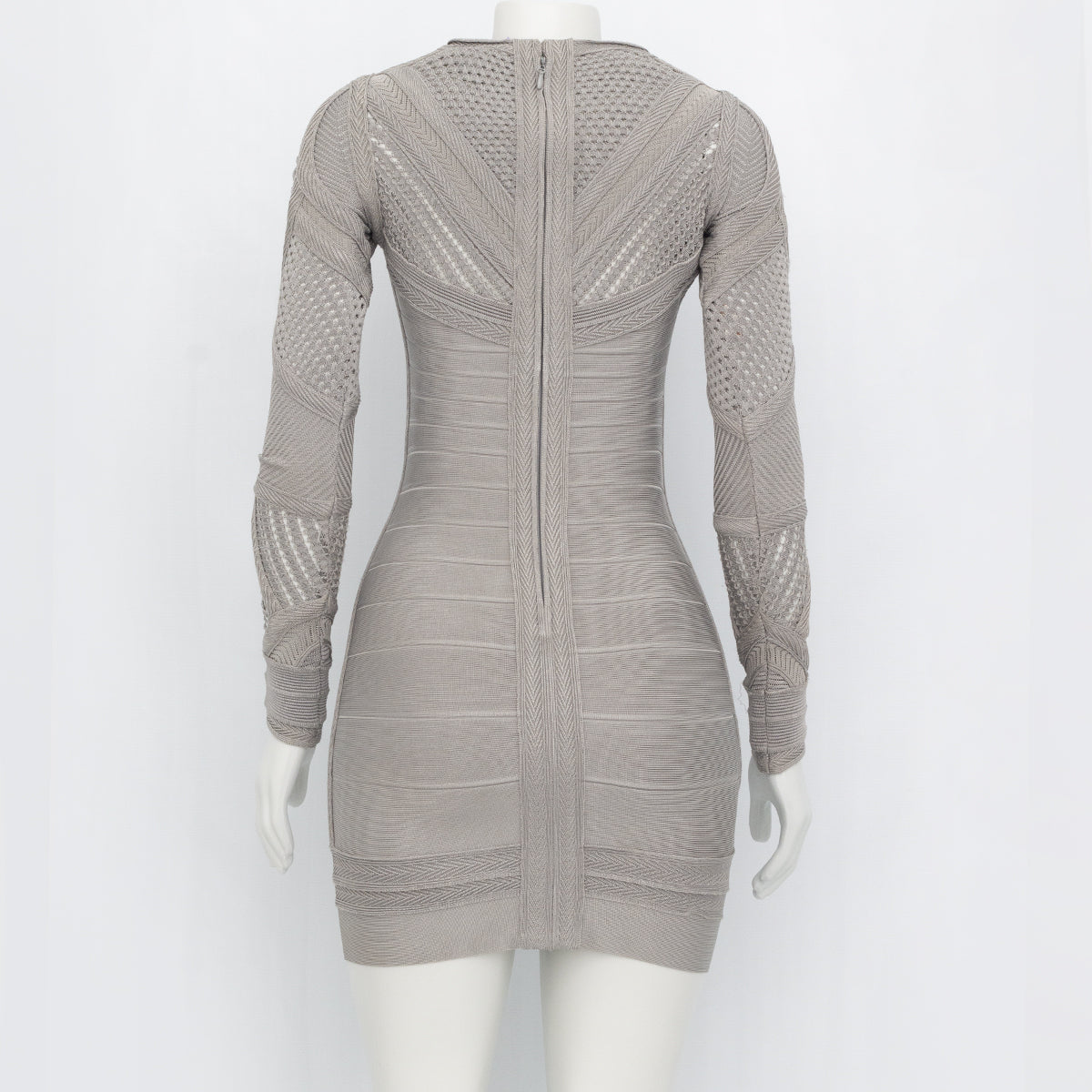 Vestido Herve Leger Prata Tam. XXS