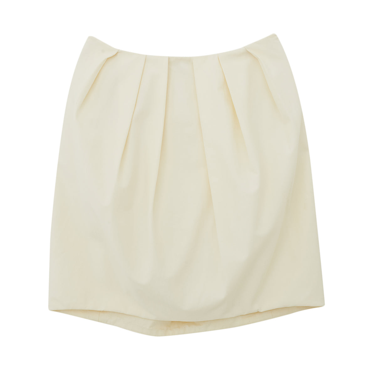 Saia Paula Raia Curta Creme Tam.36