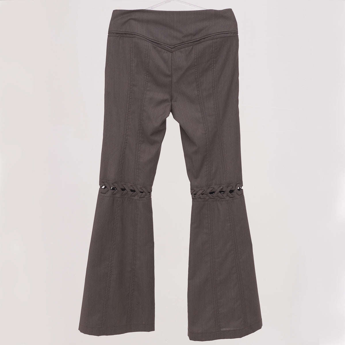 Calça Cris Barros Alfaiataria Cinza Tam. 36