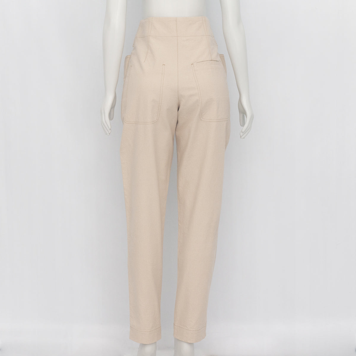 Calça Isabel Marant Bege com Cinto Tam. 38