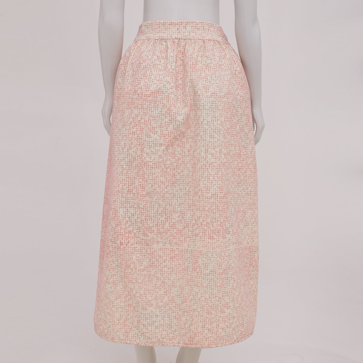 Saia Paula Raia Off-White e Rosa Tam. 38