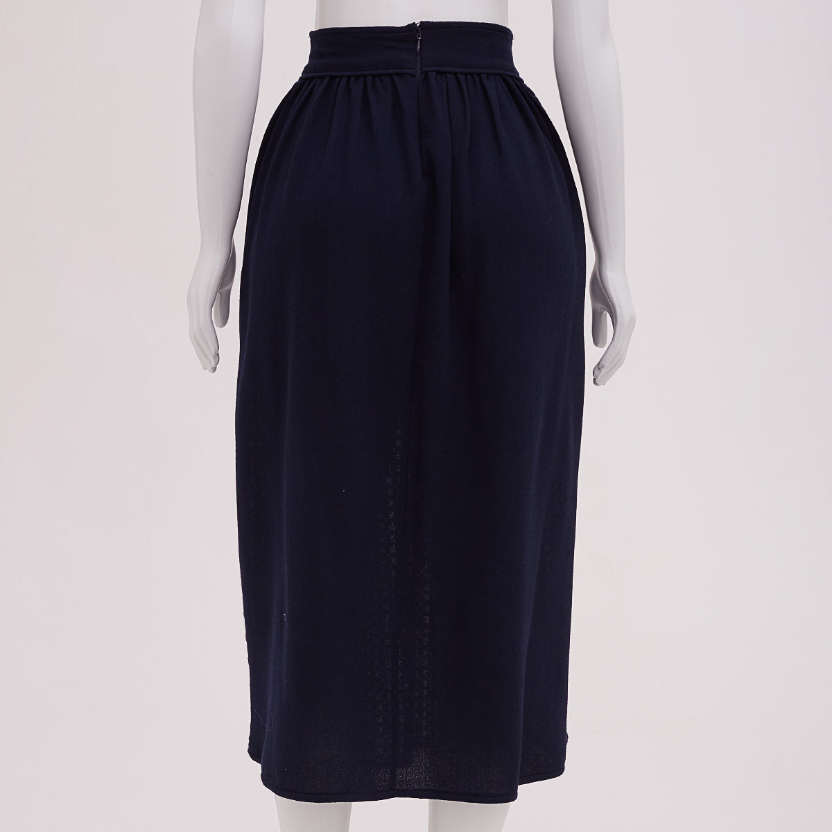 Saia Paula Raia Midi Marinho Tam. 36